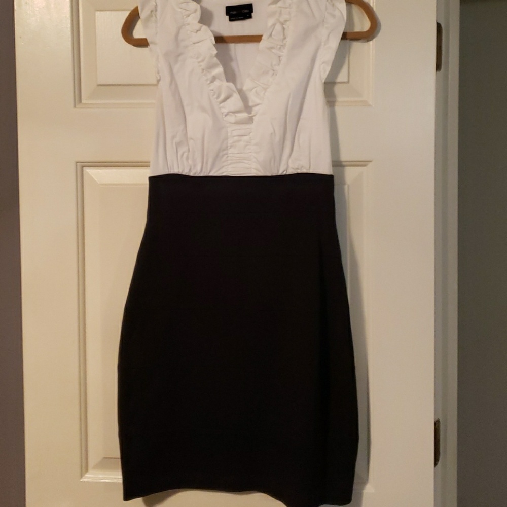 Black and white dress